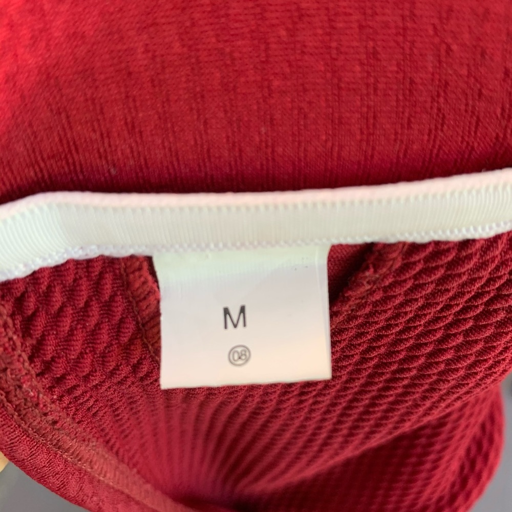 Zaful Raspberry Colored Bathing Suit Top - Picture 4 of 4